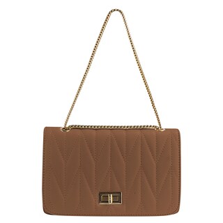 Foto 1 | Bolso Para Dama Cognac Lichi Trigo Sintetico Andalucia Nueva Imagen