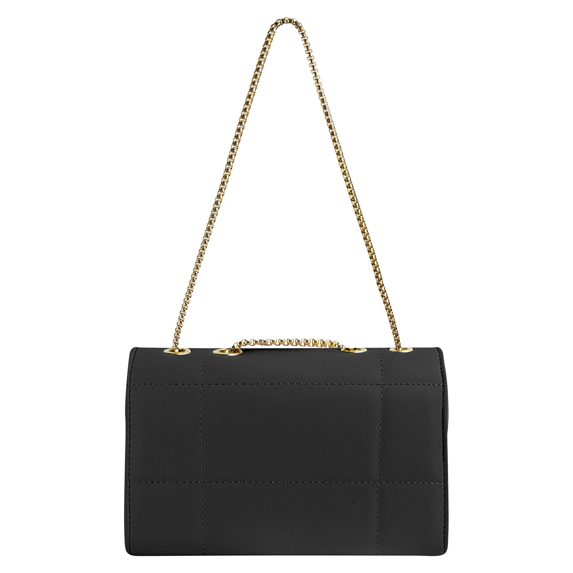 Foto 3 | Bolso Para Dama Negro Fiorella Cuadros Sintetico Mini Andalucia Nueva Imagen