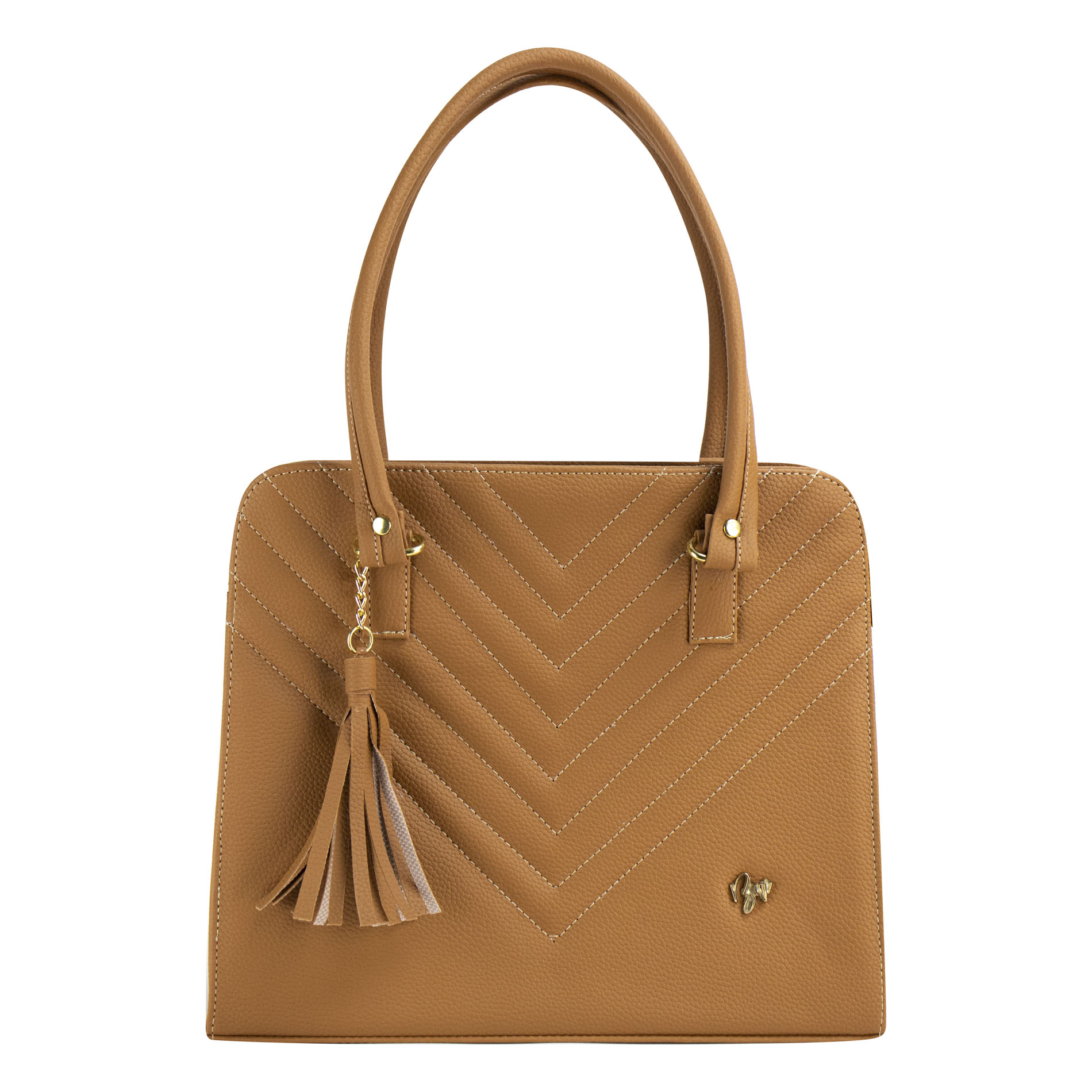 Foto 1 | Bolso Para Dama Camel Torino Capitonado Sintetico Karime Nueva Imagen