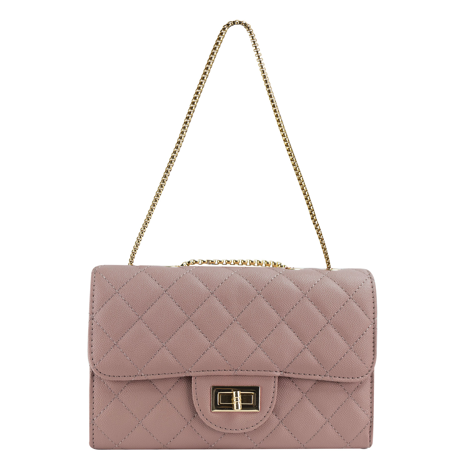 Foto 1 | Bolso Para Dama Mauve Lichi Rombos Sintetico Andalucia Nueva Imagen