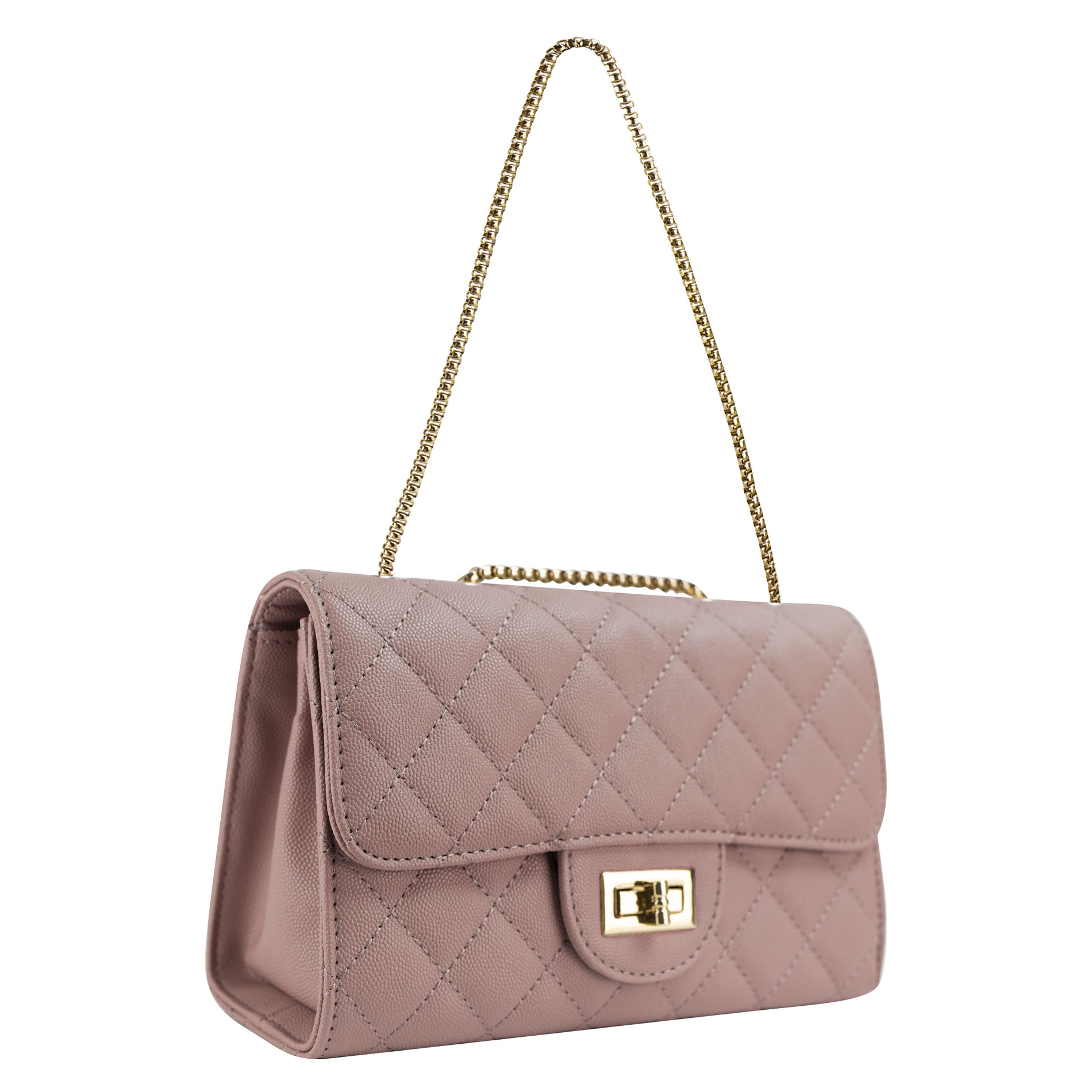 Foto 2 | Bolso Para Dama Mauve Lichi Rombos Sintetico Andalucia Nueva Imagen