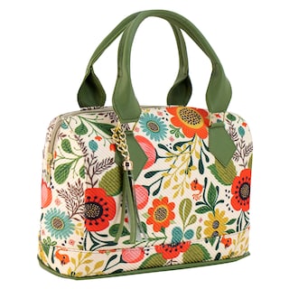Foto 2 | Bolso Para Dama Verde Olivo Yute Floral Textil/sintetico Dafne Nueva Imagen