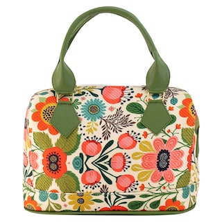Foto 3 | Bolso Para Dama Verde Olivo Yute Floral Textil/sintetico Dafne Nueva Imagen