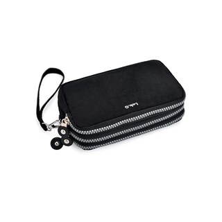 Foto 1 | Bolsa Mano Cartera Tres Capas Organizador Monedero Mujer Lab.g Negro