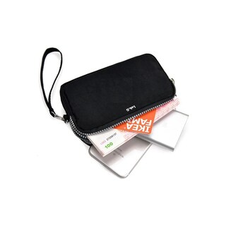 Foto 2 | Bolsa Mano Cartera Tres Capas Organizador Monedero Mujer Lab.g Negro