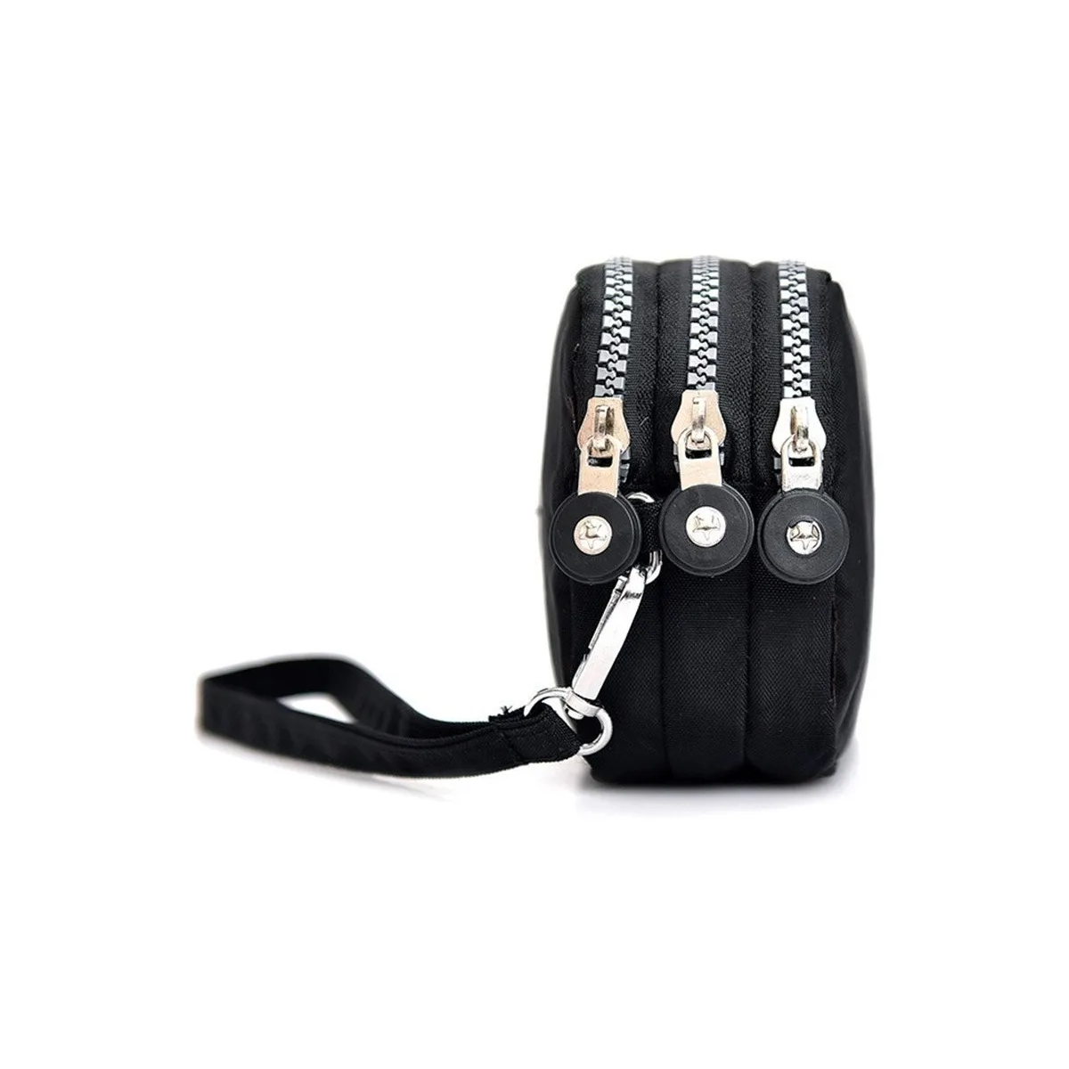 Foto 5 pulgar | Bolsa Mano Cartera Tres Capas Organizador Monedero Mujer Lab.g Negro