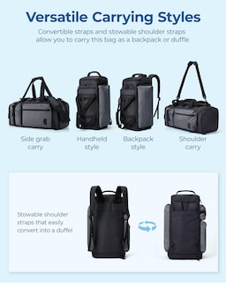 Foto 3 | Bolsa Deportiva Bagsmart, Bolsa De Gimnasio Para Hombre Con Compartimento Para Portátil - Venta Internacional.