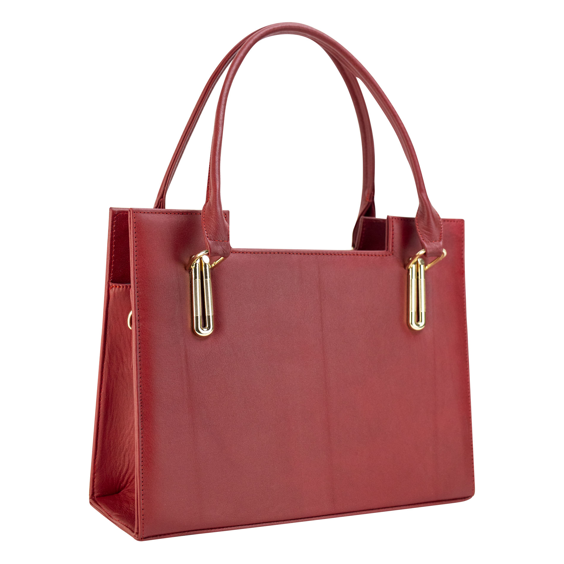 Foto 2 | Bolso Para Dama Rojo Piel Piel Carlota Nueva Imagen