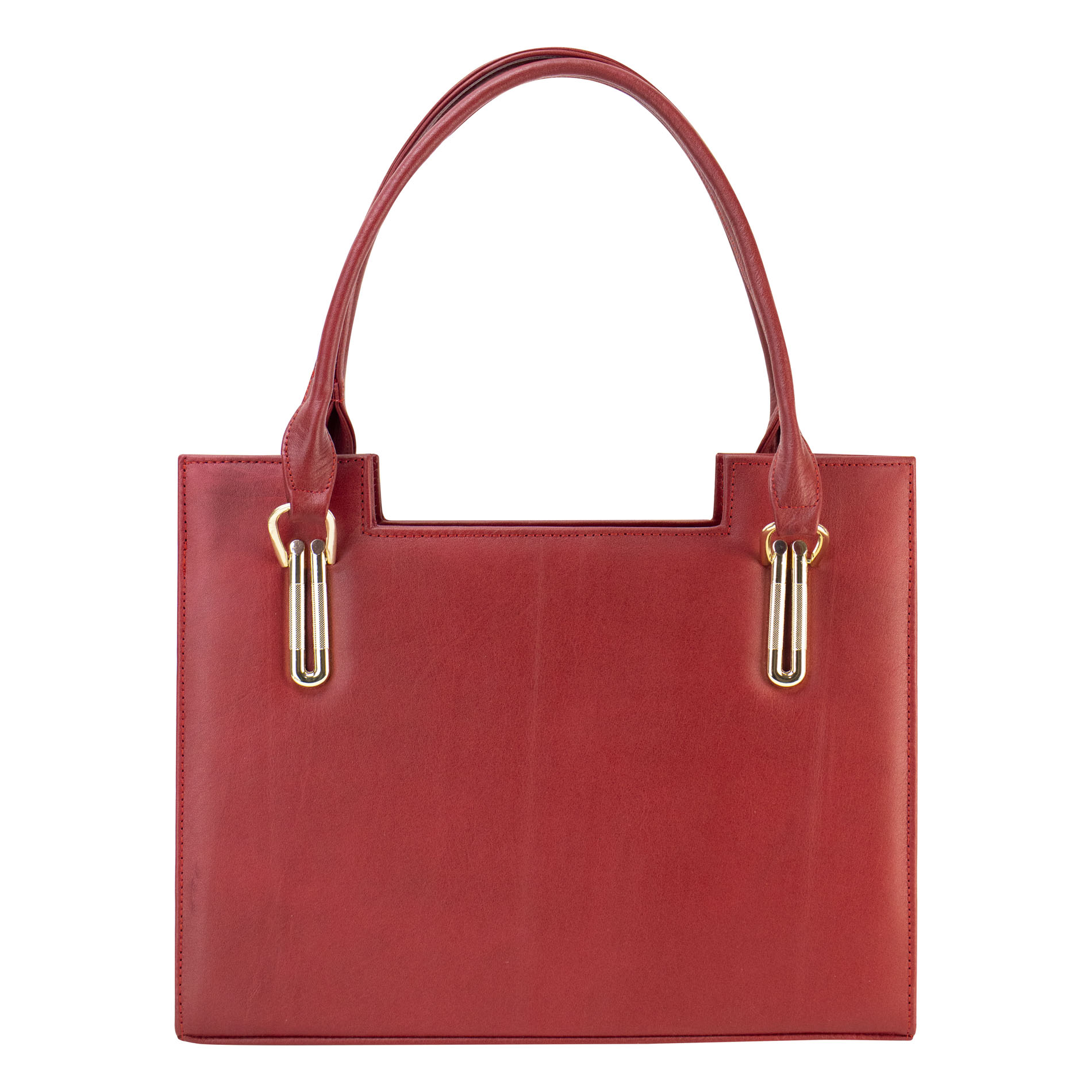 Foto 3 | Bolso Para Dama Rojo Piel Piel Carlota Nueva Imagen