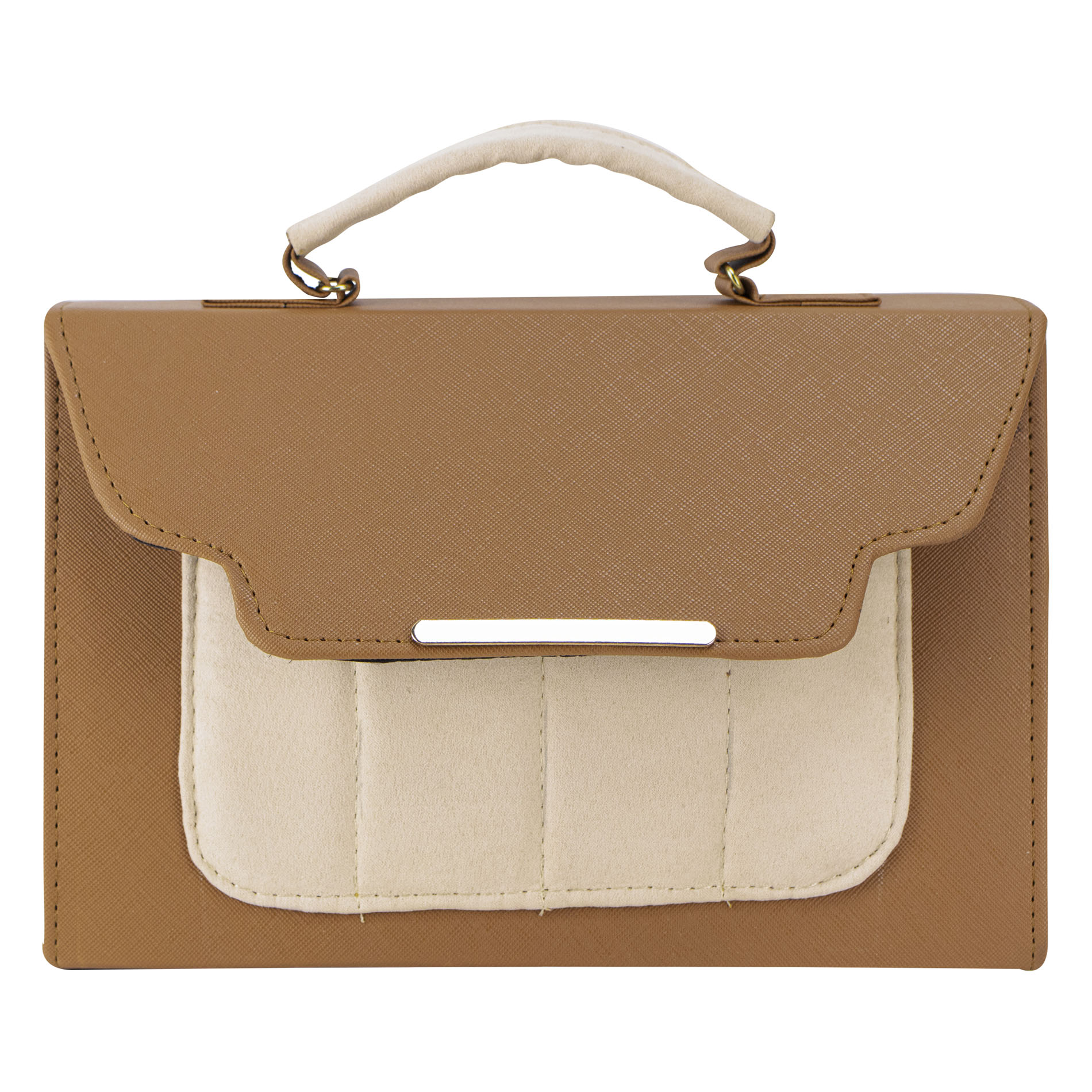 Foto 1 | Bolso Para Dama Rompope Durazno Camel Sintetico Greta Nueva Imagen