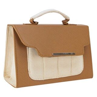 Foto 2 | Bolso Para Dama Rompope Durazno Camel Sintetico Greta Nueva Imagen