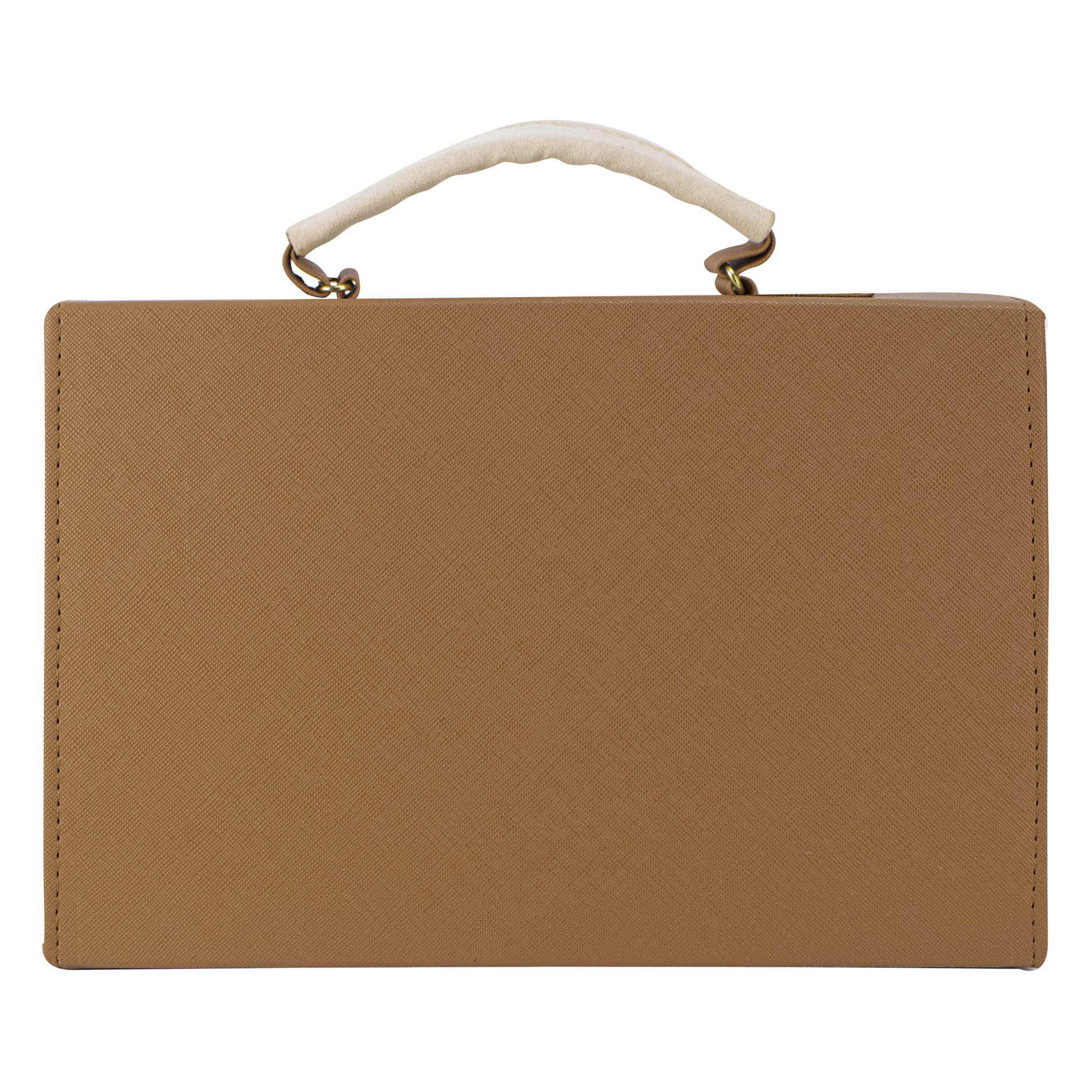 Foto 3 | Bolso Para Dama Rompope Durazno Camel Sintetico Greta Nueva Imagen