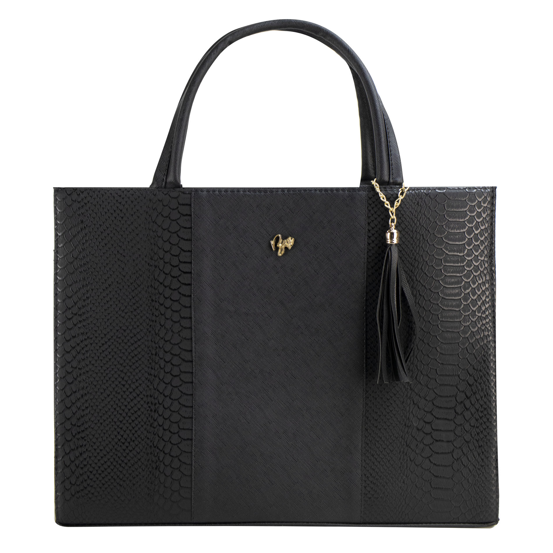 Foto 1 | Bolso Para Dama Negro Vibora Sintetico Nefer Nueva Imagen