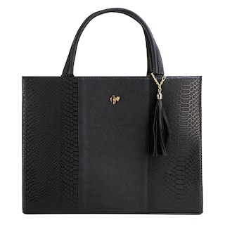Foto 1 | Bolso Para Dama Negro Vibora Sintetico Nefer Nueva Imagen