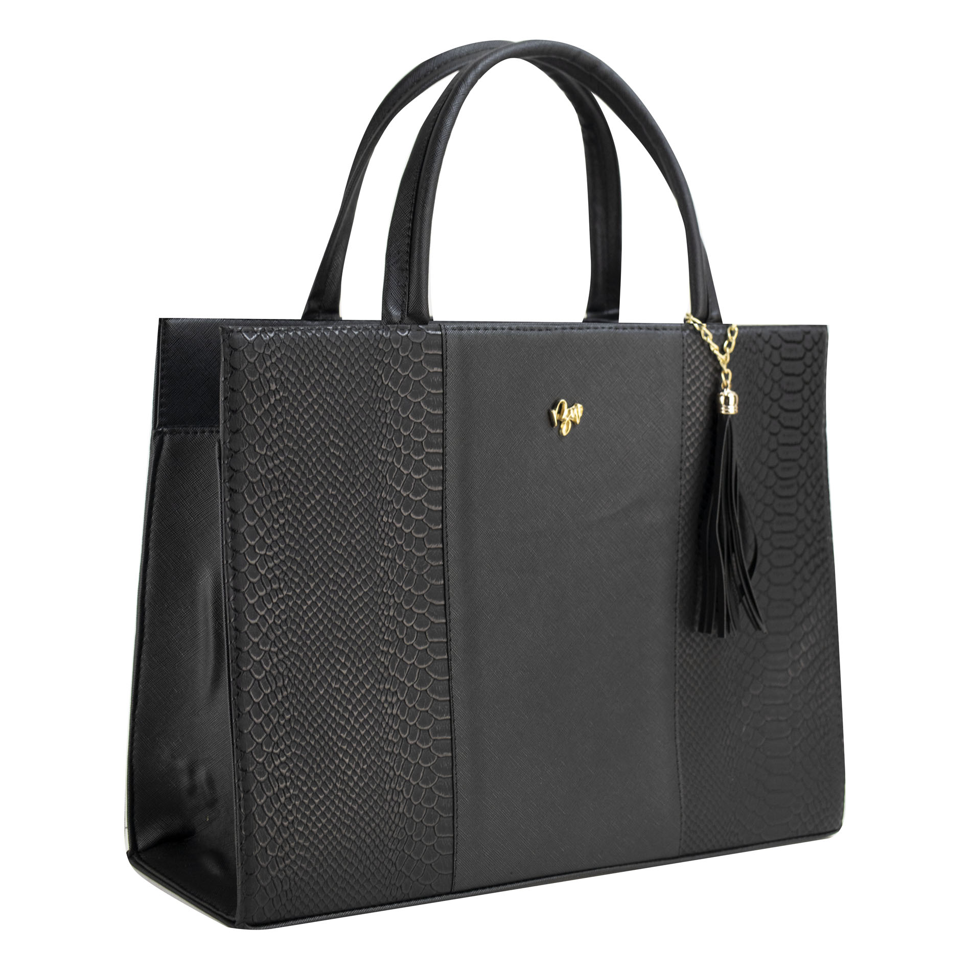 Foto 2 | Bolso Para Dama Negro Vibora Sintetico Nefer Nueva Imagen