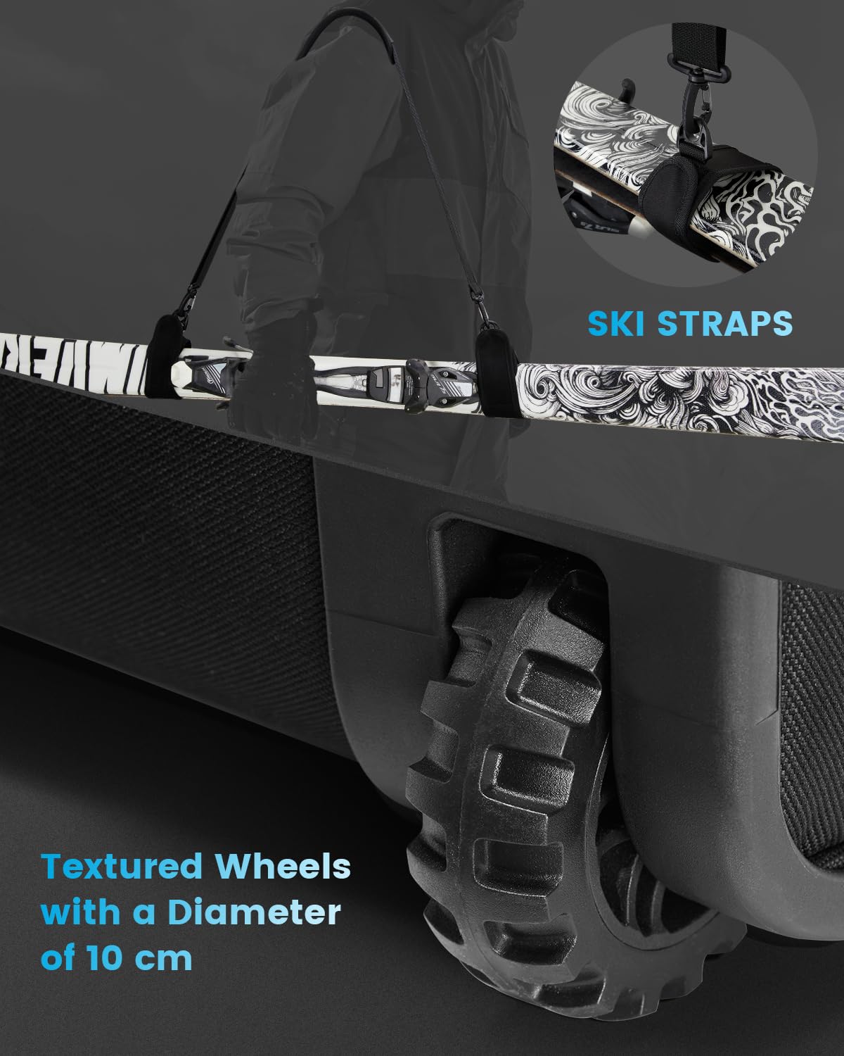 Foto 6 | Bolsa De Snowboard Gonex Goski-w Con Ruedas De 175 Cm A 190 Cm - Venta Internacional.