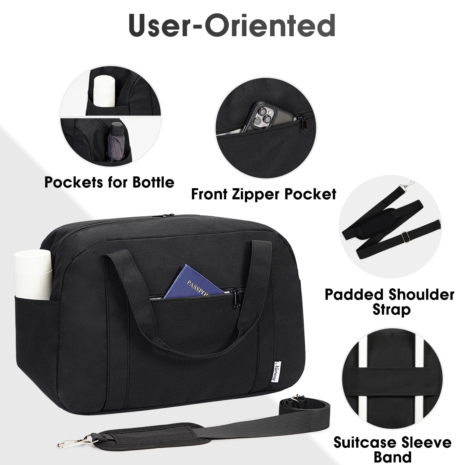 Foto 5 | Bolsa De Viaje Narwey 18 Carry On Underseat 25 L Para Avión - Venta Internacional.