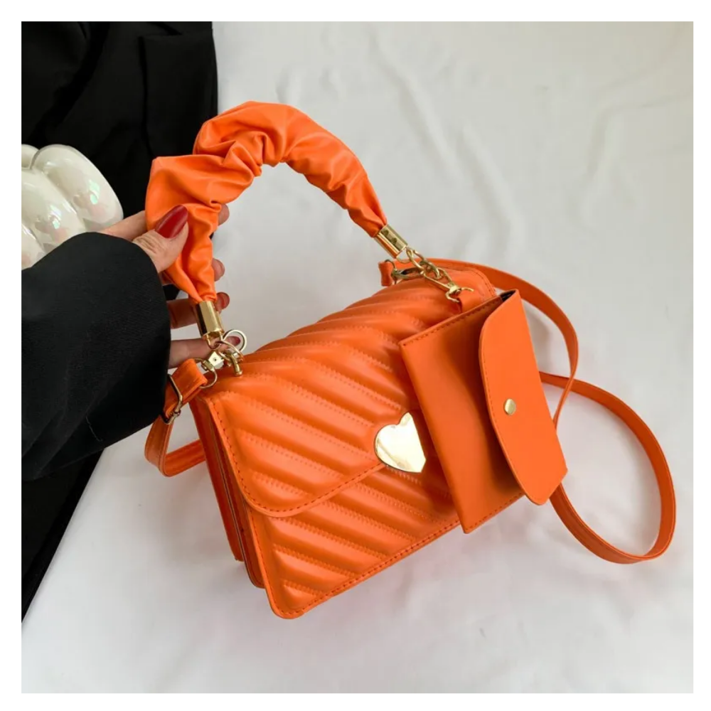 Foto 3 pulgar | Bolso De Mano Con Un Solo Hombro Moda Y Elegante Para Mujer Lab.g,  Naranja