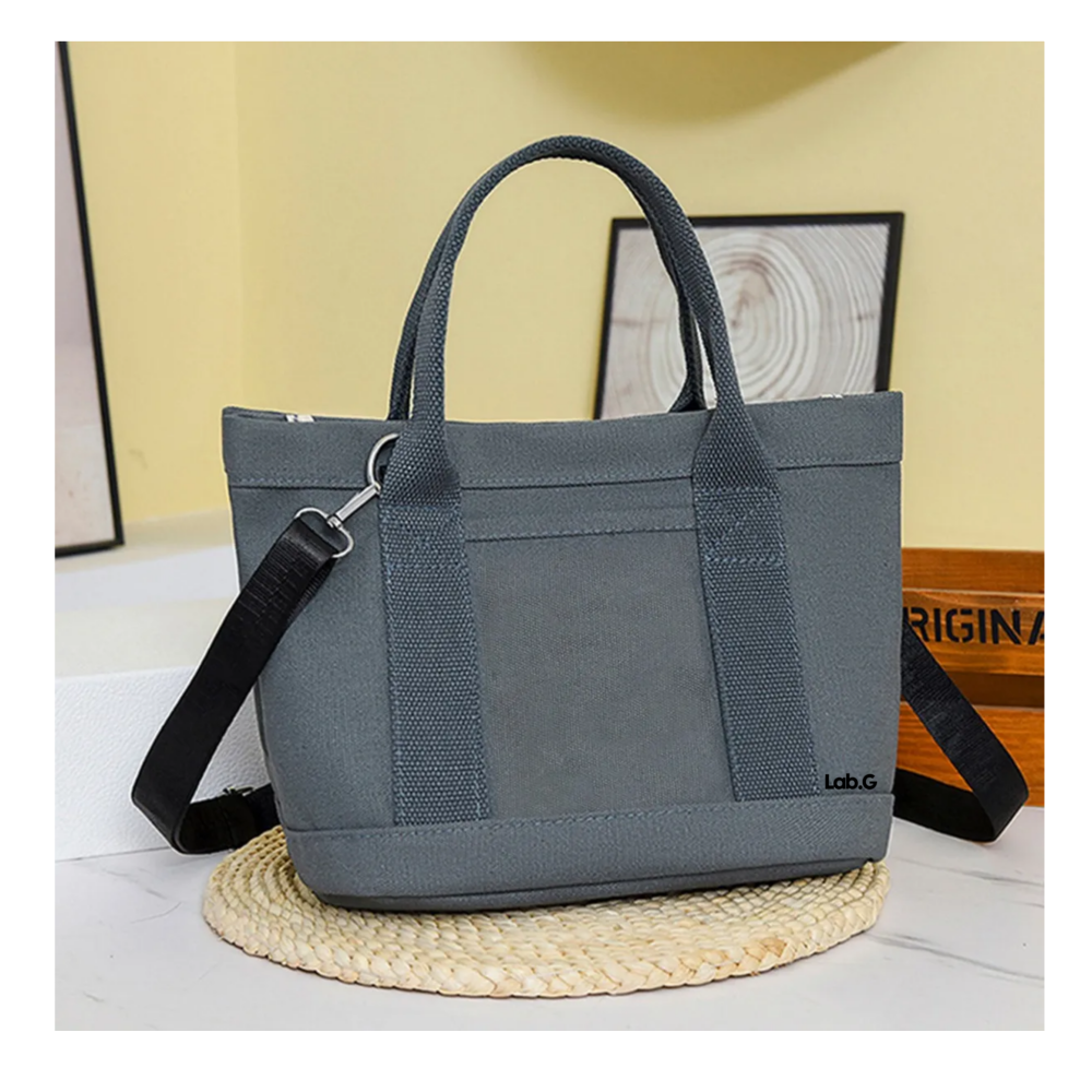 Foto 3 pulgar | Bolsa De Hombro Cross Lab.g  Gris