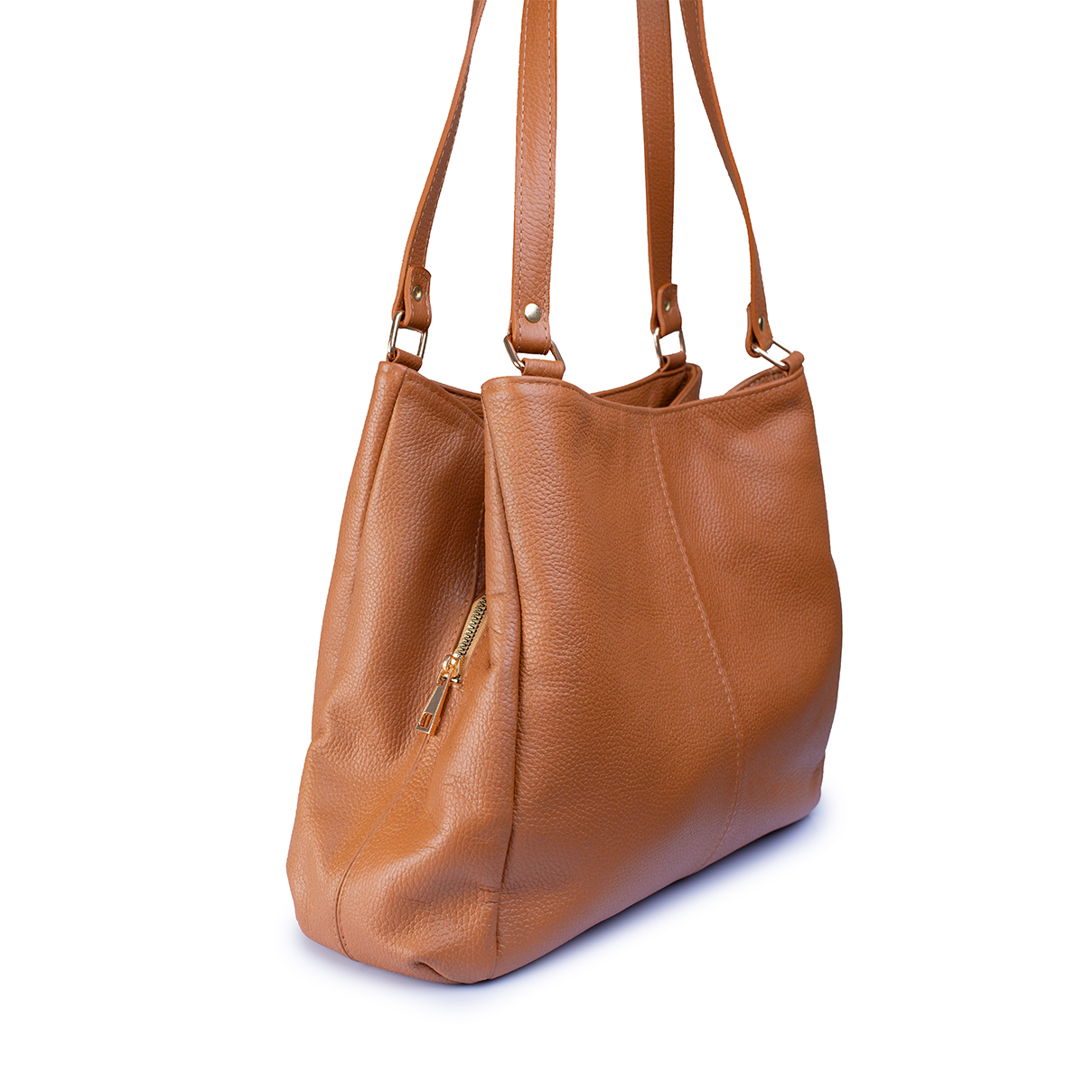 Foto 4 pulgar | Bolsa Castelli Dama Piel Genuina Con 5 Compartimentos