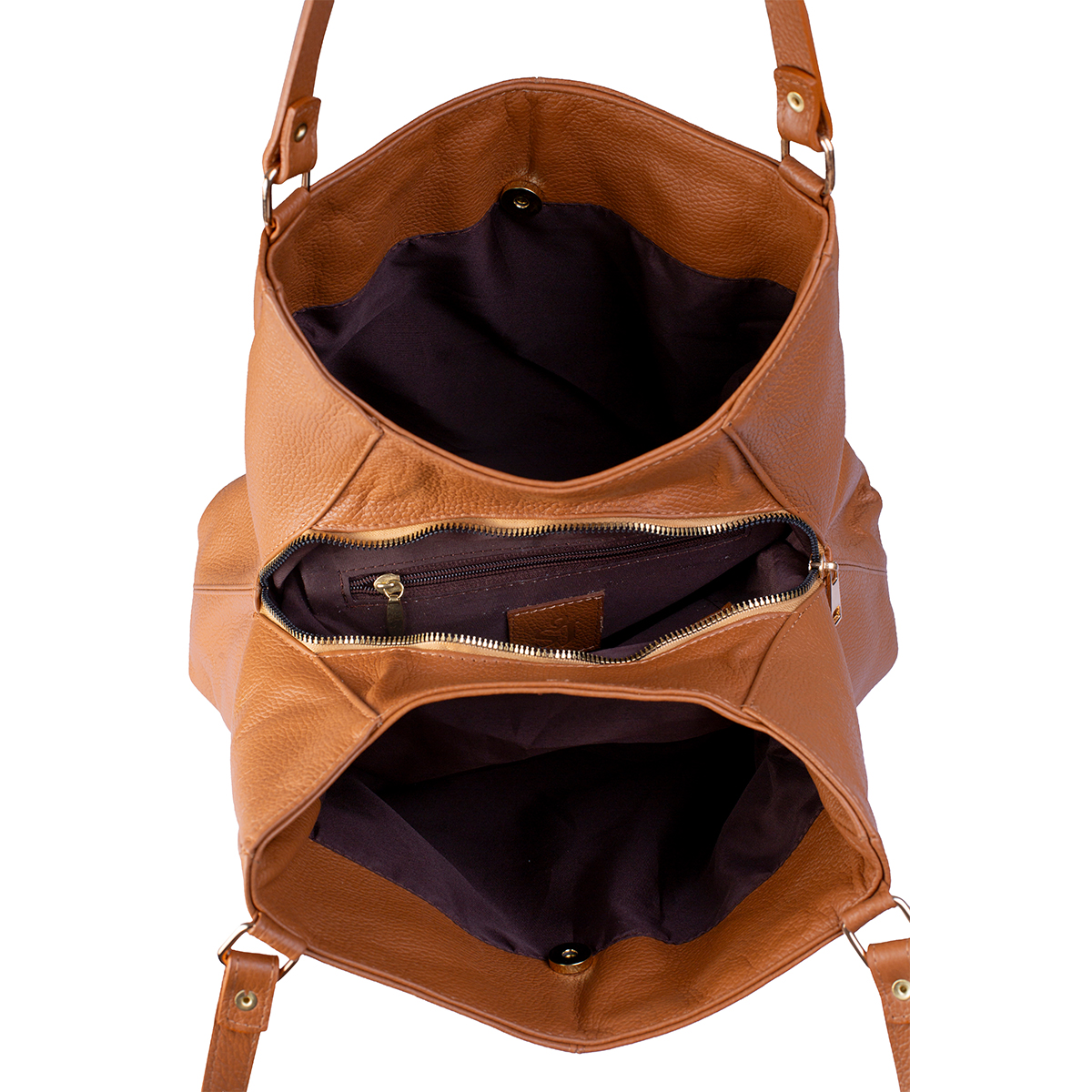 Foto 6 pulgar | Bolsa Castelli Dama Piel Genuina Con 5 Compartimentos