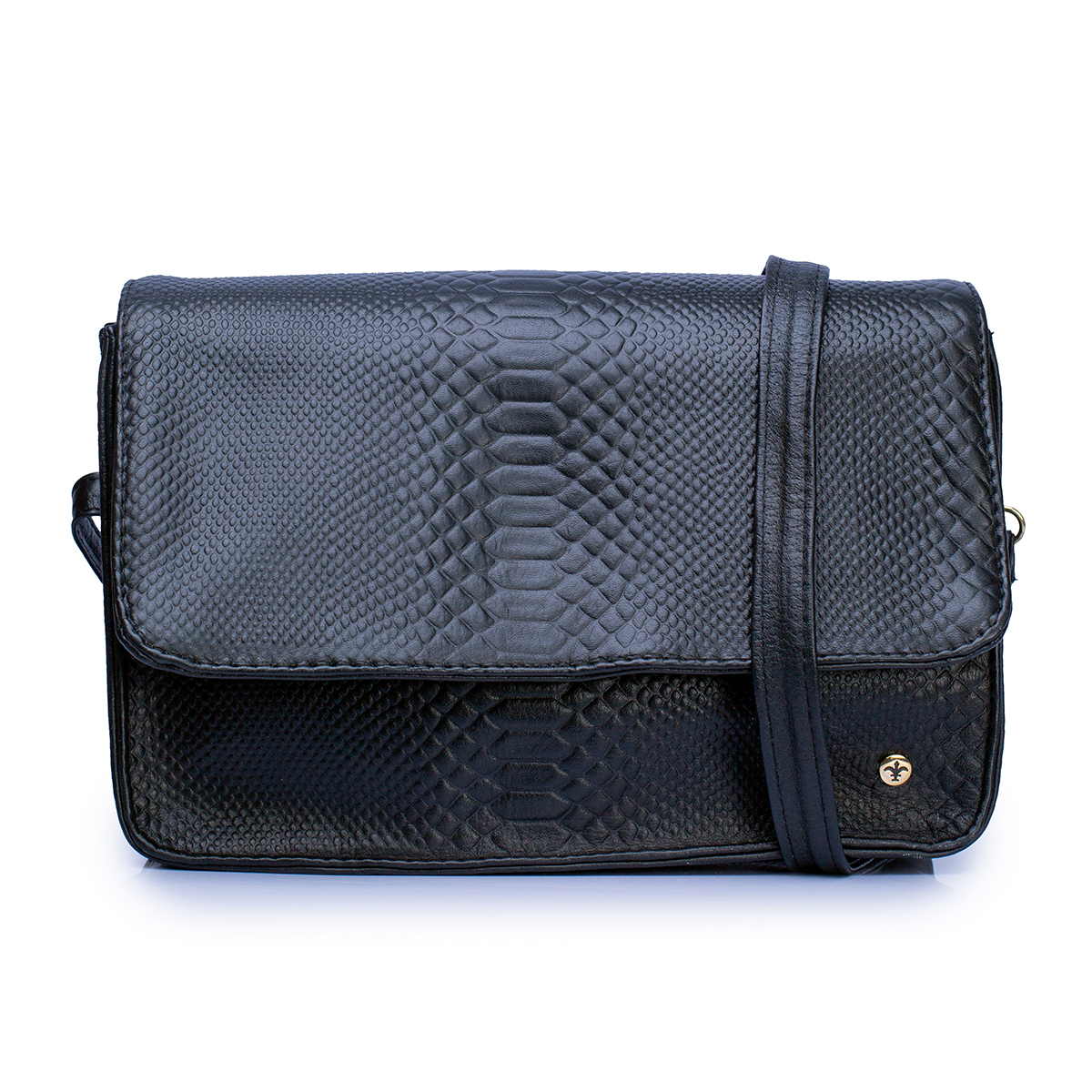 Foto 1 | Bolsa Castelli Dama Piel Vibora Con Correa Desmontable