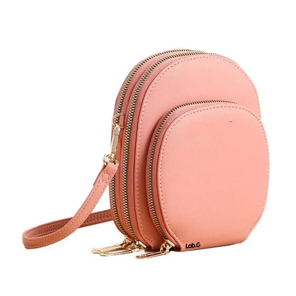 Foto 2 pulgar | Bolso De Hombro Para Mujer Lab.g  Rosa Claro