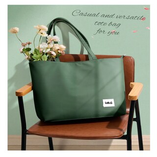 Foto 5 | Bolso Lona Cercanías Mujer Lab.g Verde Olivo