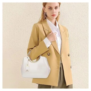 Foto 2 | Bolso De Charol Brillante Lab.g Beige