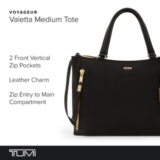 Foto 2 | Bolso De Mano Tumi Voyageur Valetta Para Mujer Moderno Negro - Venta Internacional.
