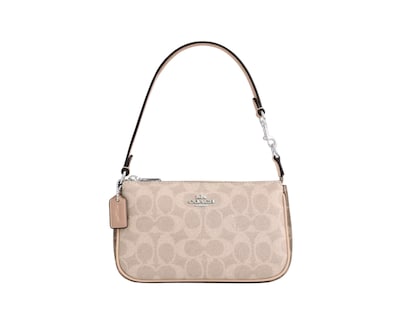 Foto 1 | Bolsa Coach Nolita 19 Signature Canvas Cy236 Color Beige