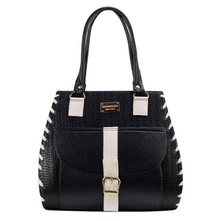 Foto 1 | Bolso Para Dama Negro Rattan Perla Sintetico Daniell Nueva Imagen
