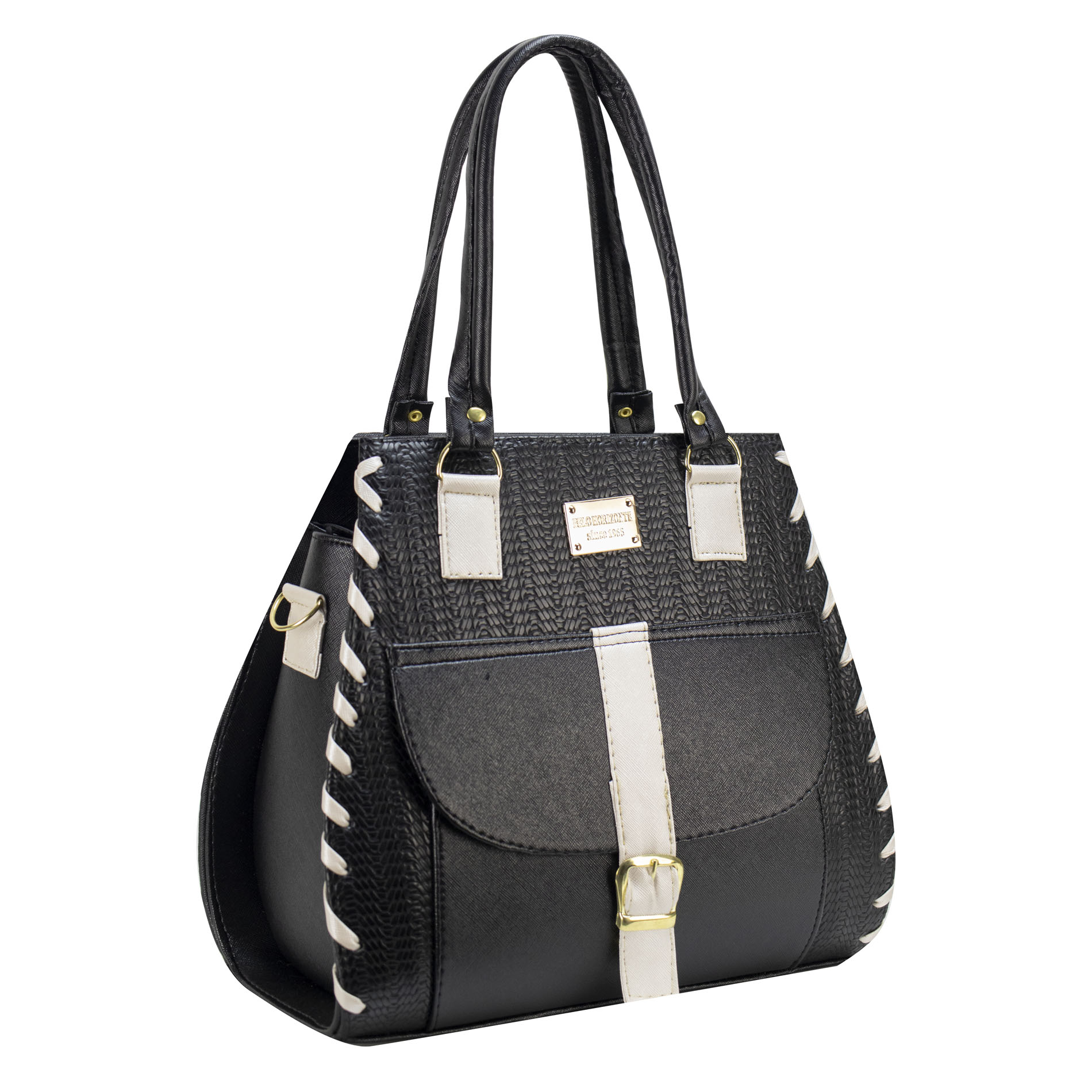 Foto 3 pulgar | Bolso Para Dama Negro Rattan Perla Sintetico Daniell Nueva Imagen