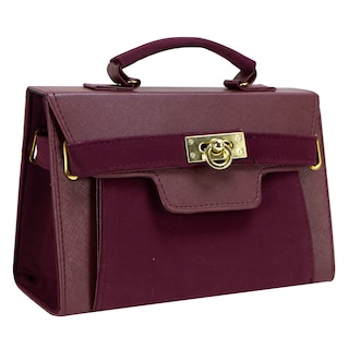 Foto 2 | Bolso Para Dama Vino Buck Sintetico Greta Nueva Imagen