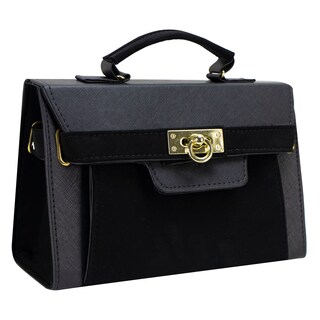 Foto 2 | Bolso Para Dama Negro Buck Sintetico Greta Nueva Imagen