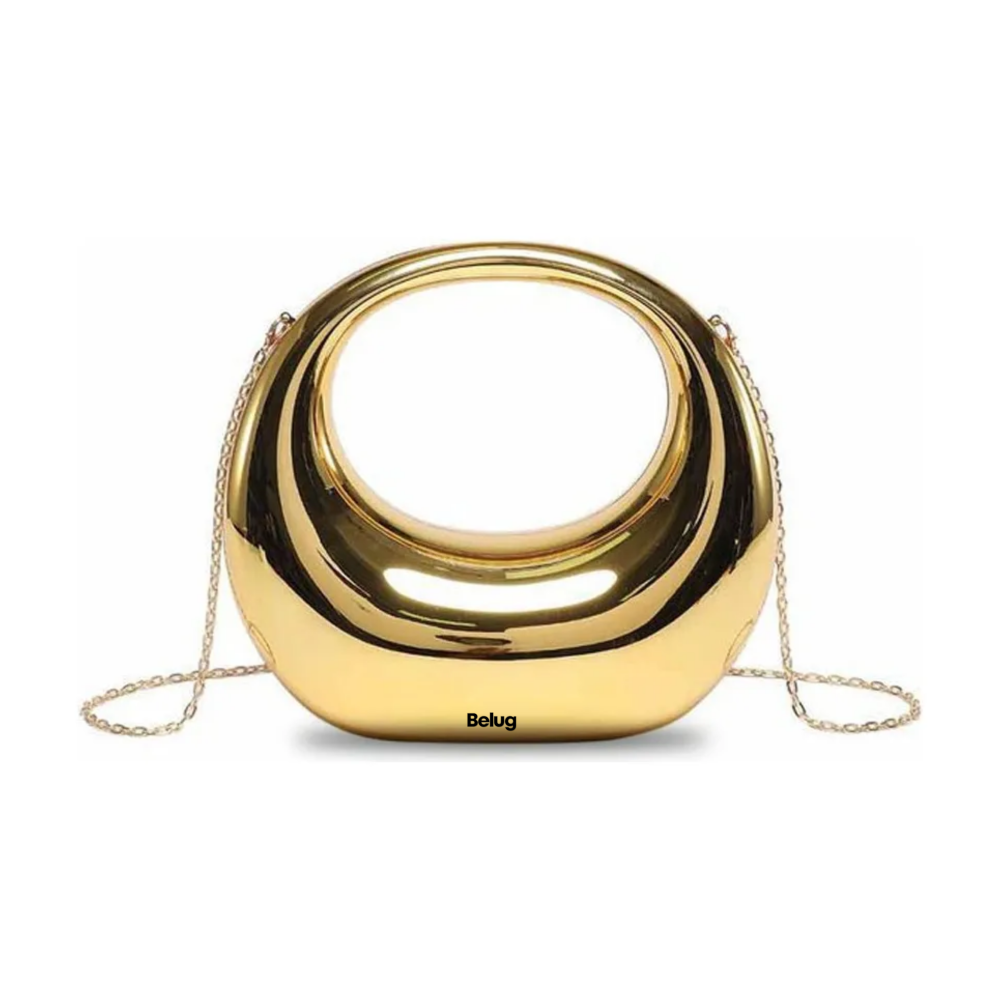 Foto 2 pulgar | Bolsa De Mano Crossbody De Acrílico Belug  Dorado