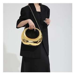 Foto 5 | Bolsa De Mano Crossbody De Acrílico Belug Dorado