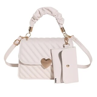 Foto 1 | Bolso De Mano Hombro + Cartera 2pz Belug Blanco