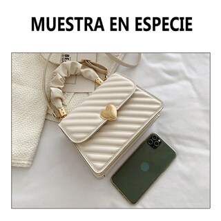 Foto 3 | Bolso De Mano Hombro + Cartera 2pz Belug Blanco