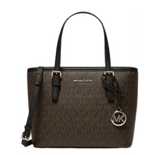 Foto 1 | Bolso Michael Kors Jet Set Travel Carry All Xs Marrón/negro - Venta Internacional.
