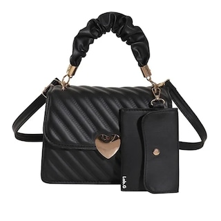 Foto 1 | Bolso De Mano Hombro + Cartera 2pz Lab.g Negro