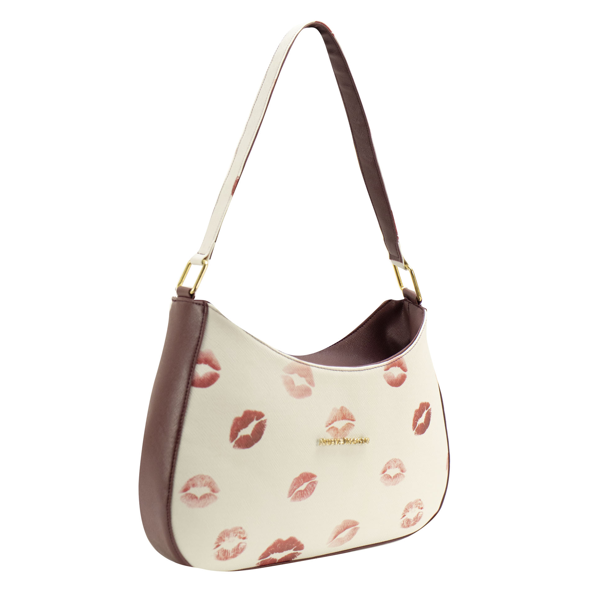 Foto 2 | Bolso Para Dama Vino Besos Sintetico Grace Nueva Imagen