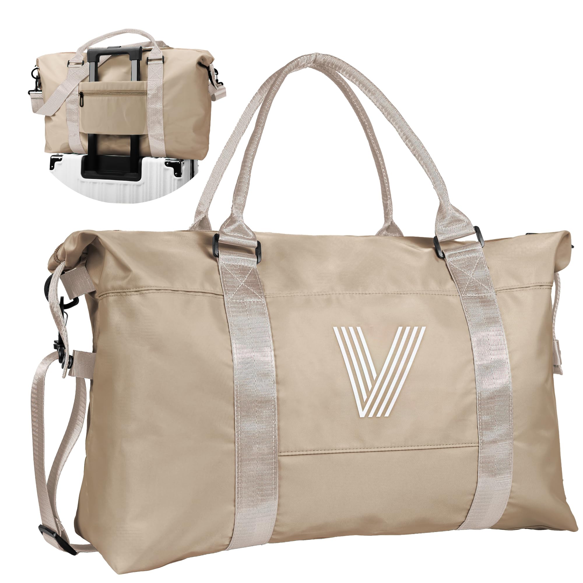 Foto 1 | Bolsa De Viaje Vogewood De Regalo Para Niñas Adolescentes Con Monograma (letra V) - Venta Internacional.