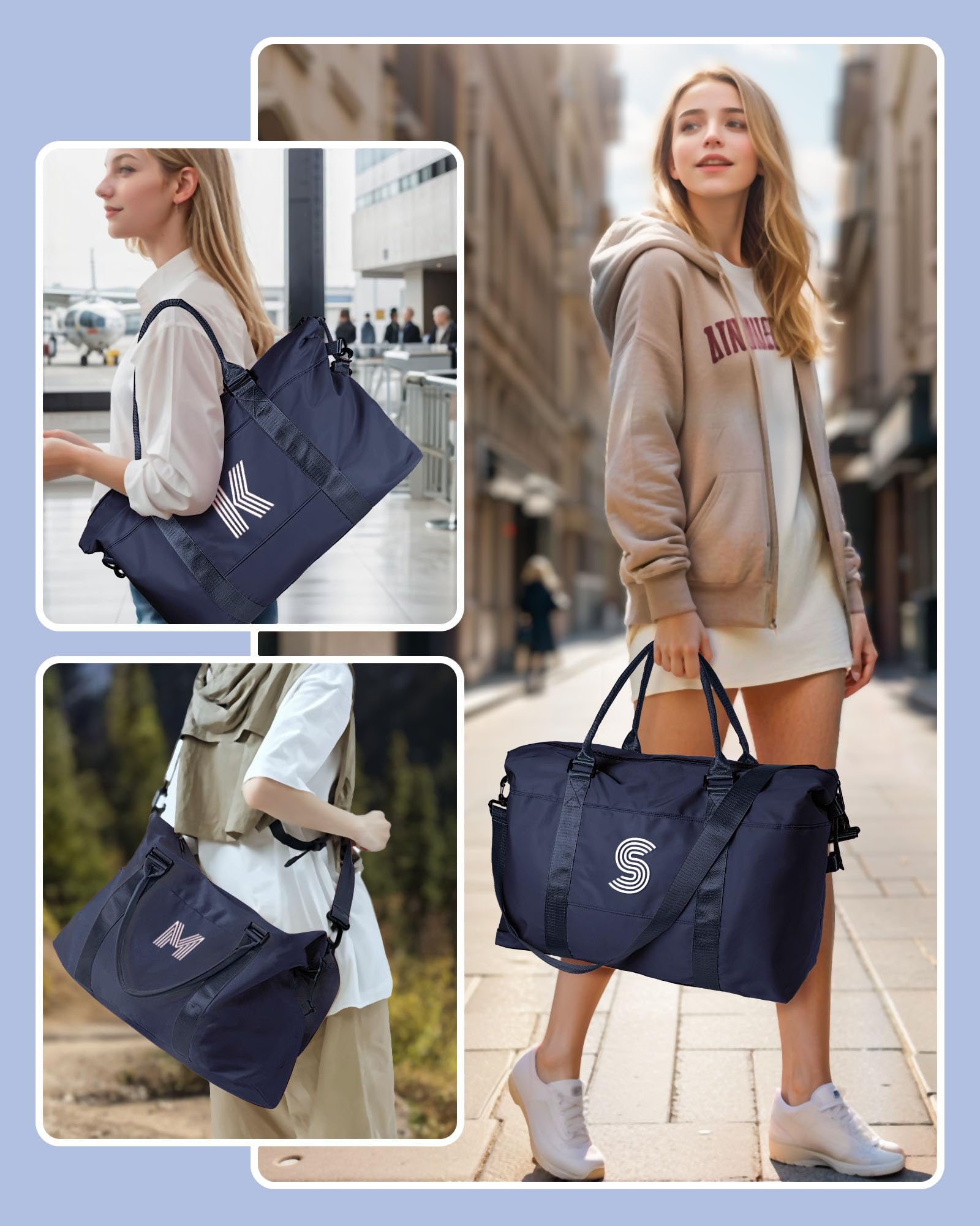 Foto 2 | Bolsa De Lona Vogewood Para Regalo De Cumpleaños Para Niñas Con La Letra Inicial Y - Venta Internacional.