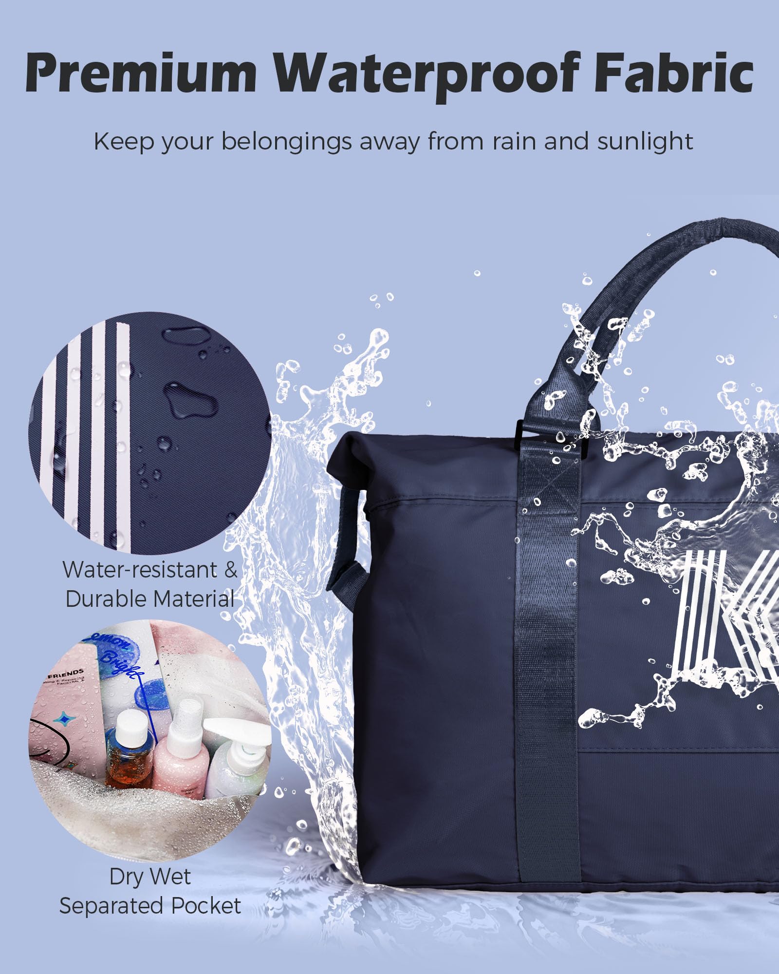Foto 7 | Bolsa De Viaje Vogewood Initial Personalizada Weekender Girls - Venta Internacional.