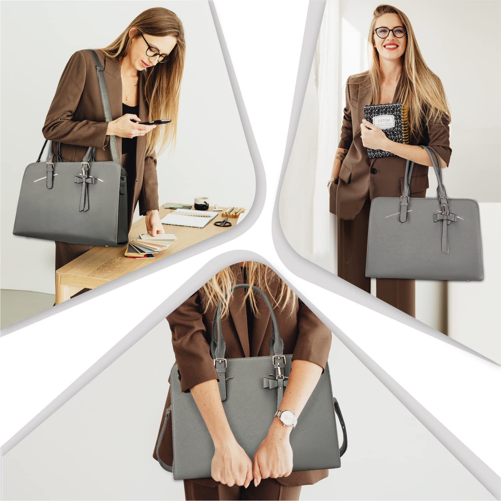 Foto 7 | Bolsa Para Portátil Topdesign De Piel Sintética Impermeable De 15 6 Pulgadas  Negra - Venta Internacional.