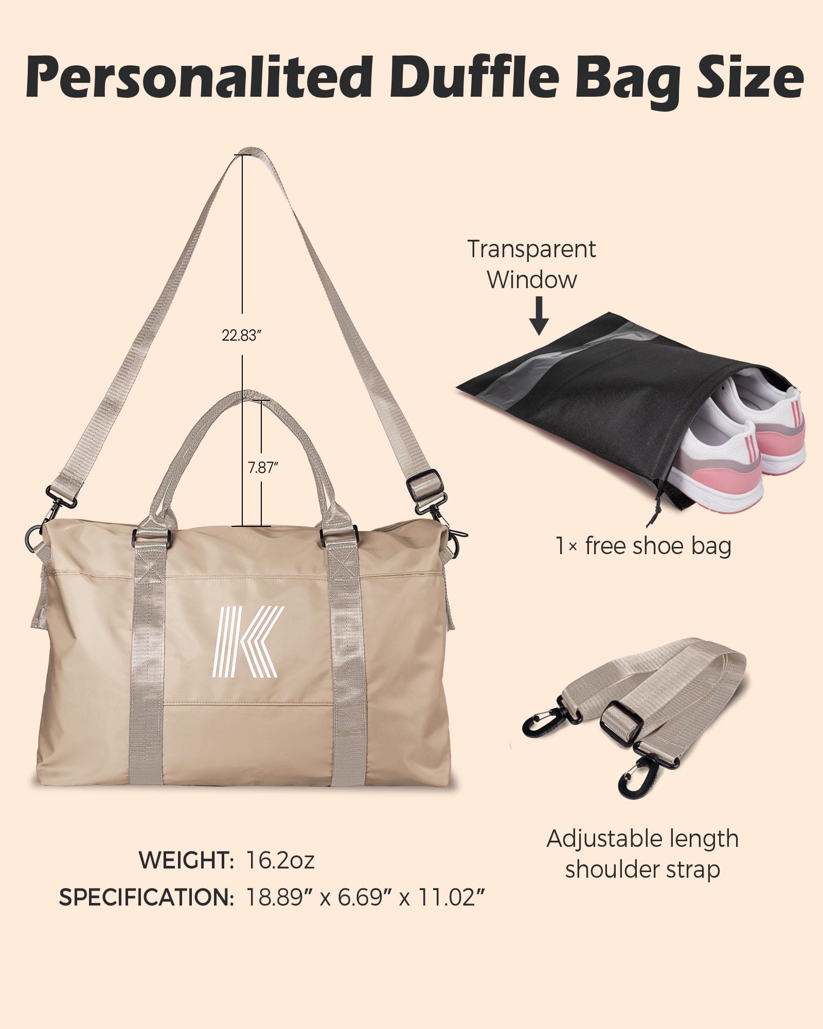 Foto 7 pulgar | Bolsa De Viaje Vogewood Sweet 15 Gifts Para Niñas Con Inicial B - Venta Internacional.