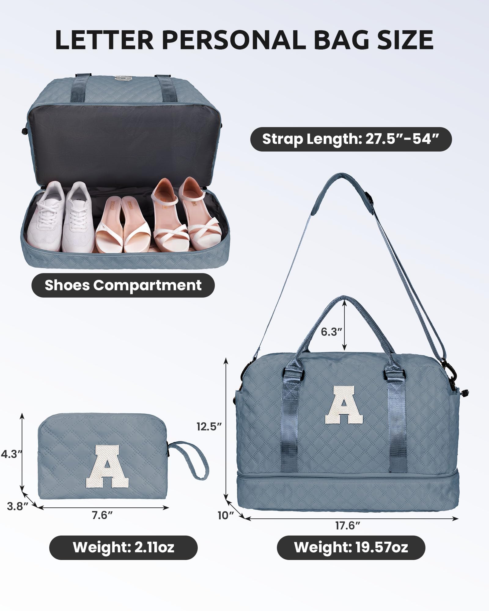 Foto 4 pulgar | Bolsa De Viaje Vogewood De Fin De Semana Para Mujer Con Bolsillo Húmedo - Venta Internacional.
