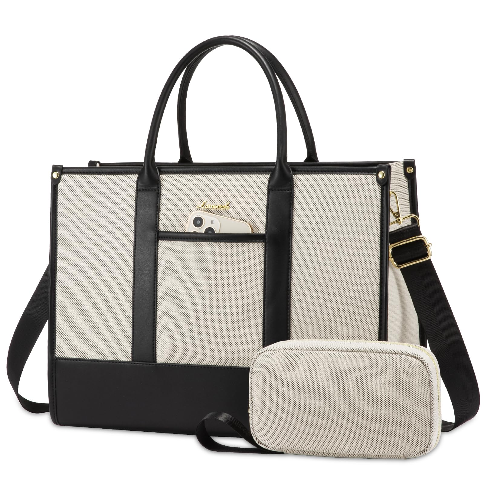 Foto 1 | Bolsa Para Portátil Lovevook Canvas Work De 15.6 Pulgadas Para Mujer - Venta Internacional.