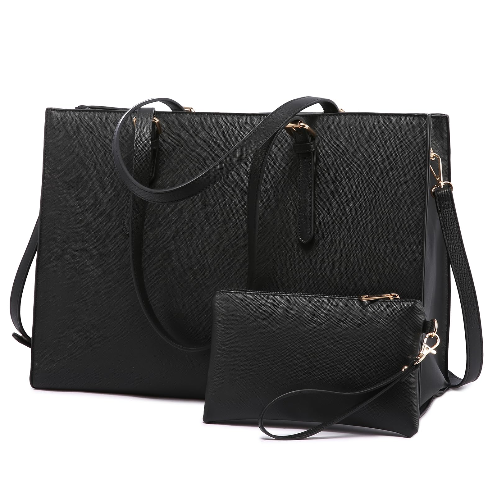 Foto 2 pulgar | Bolsa Para Portátil Lovevook Fashion Computer Tote 15.6 Pulgadas Negra Para Mujer - Venta Internacional.
